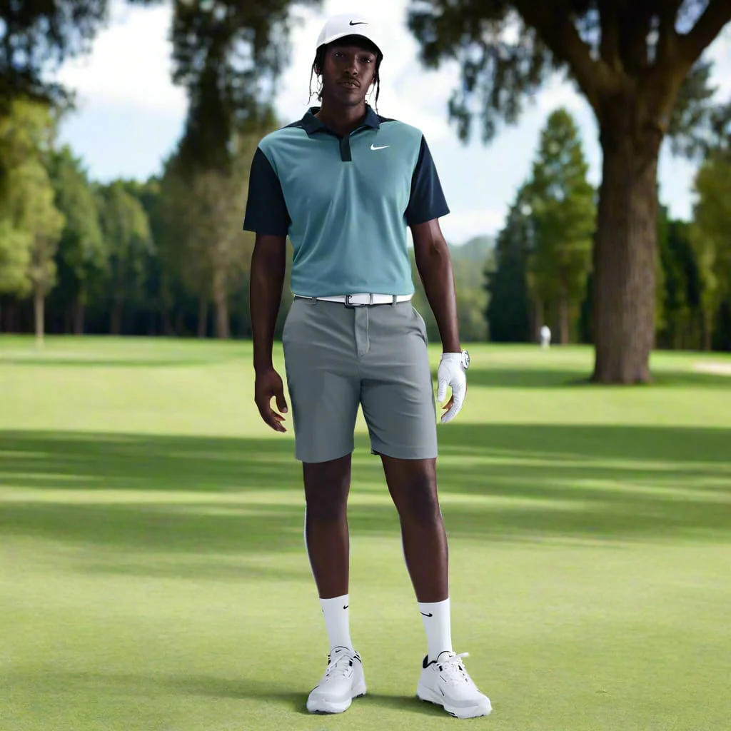 Nike Dri-Fit Victory+ Polo - Smokey Blue/Obsidian/White - Image 5