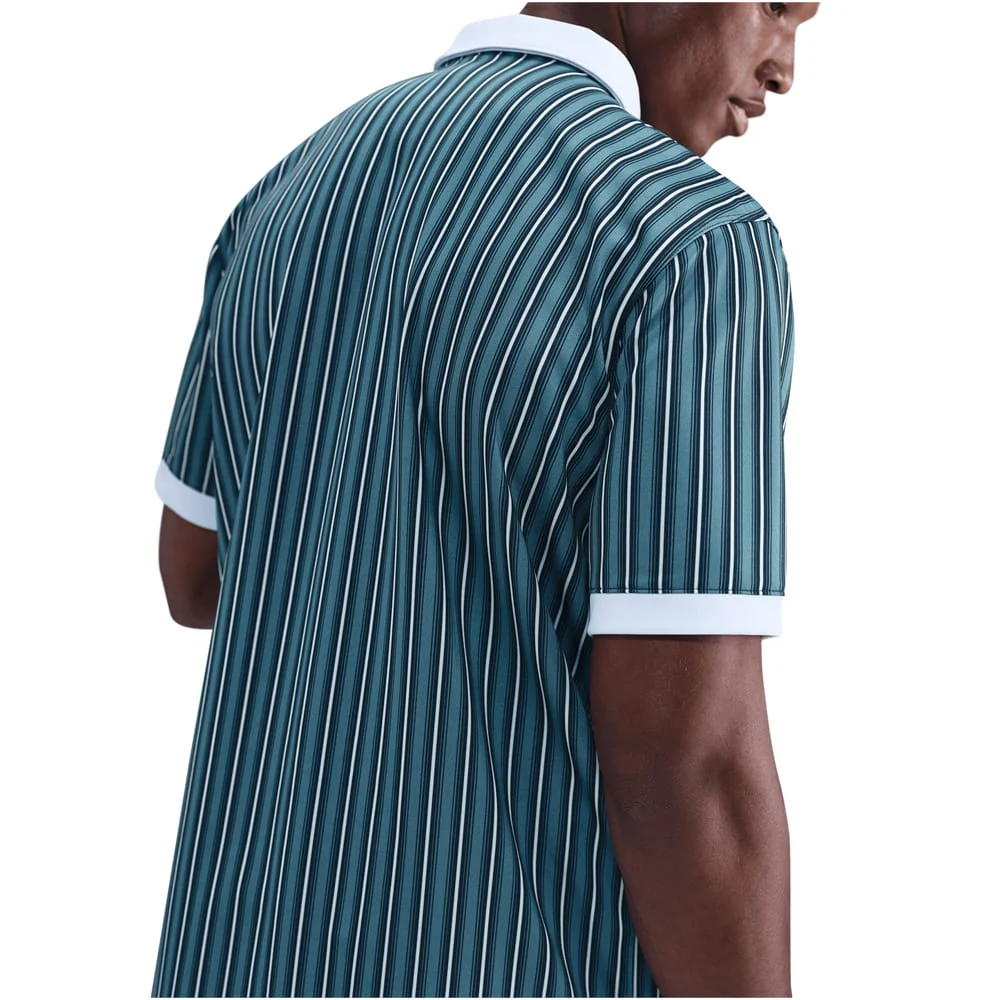 Nike Dri-Fit Victory+ Polo - Smokey Blue/Pure Platinum/White - Image 4