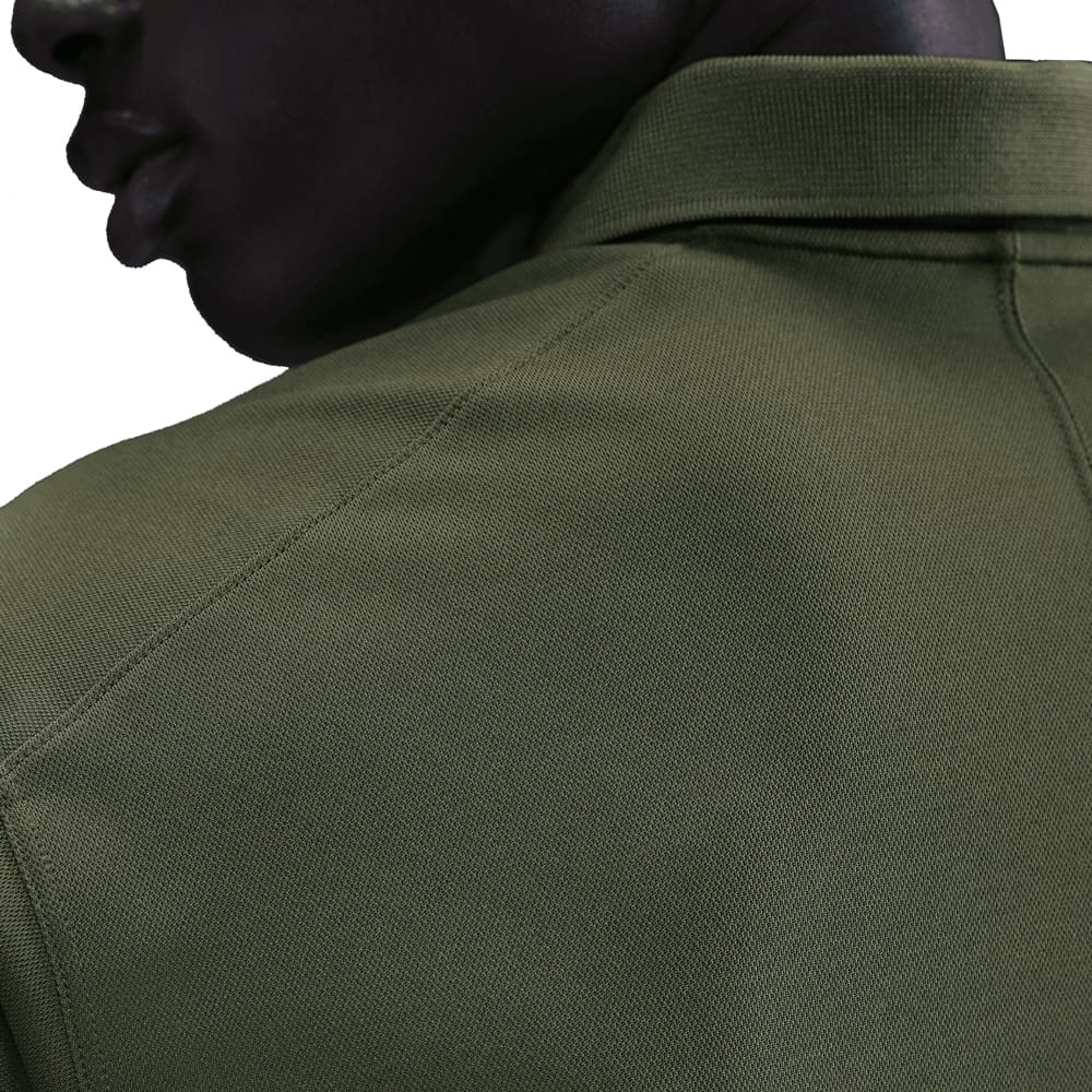 Nike Dri-Fit Victory Solid Polo Shirt - Medium Olive/Pale Ivory - Image 3