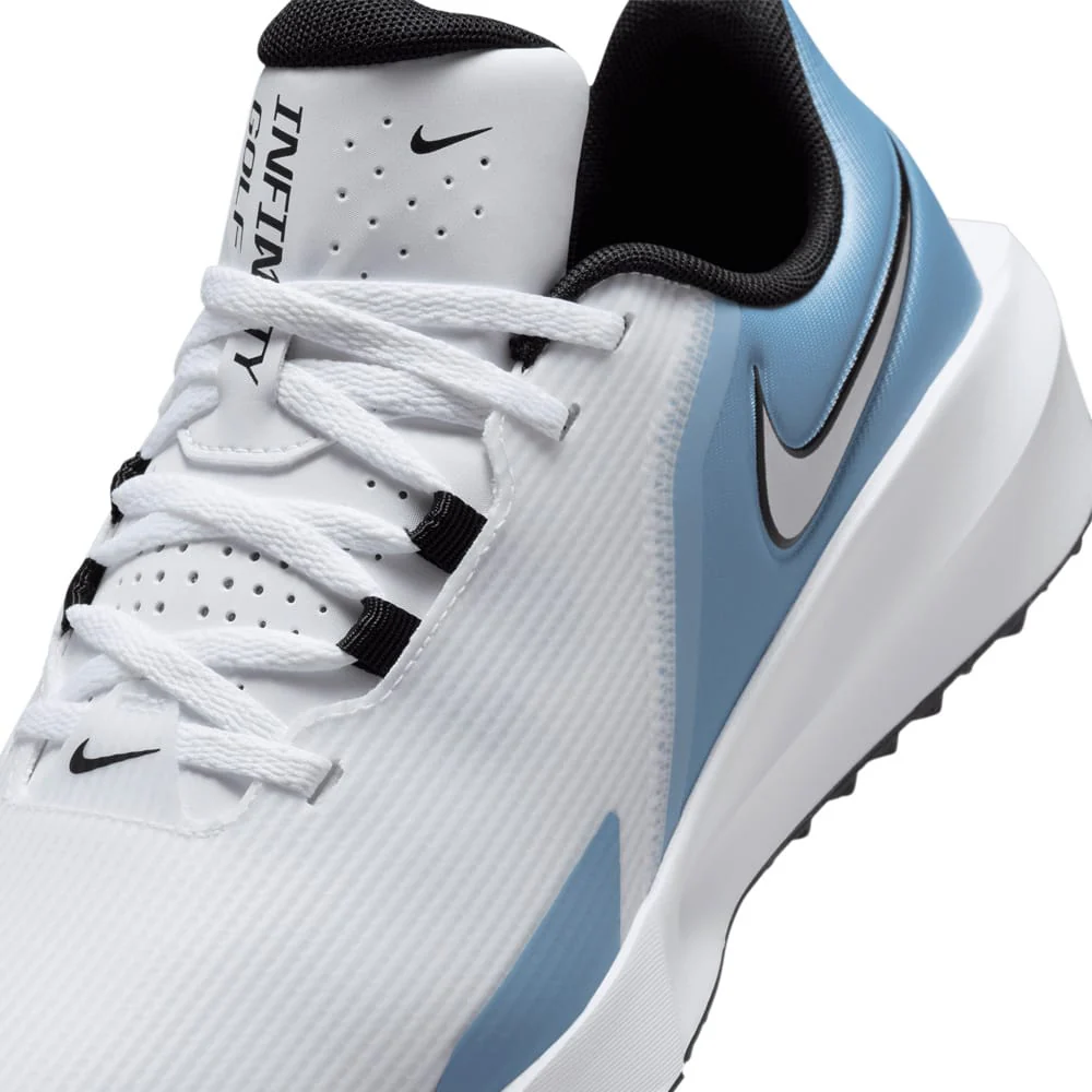 Nike Infinity G NN Spikeless Shoes - White/Metallic Silver/Work Blue - Image 8