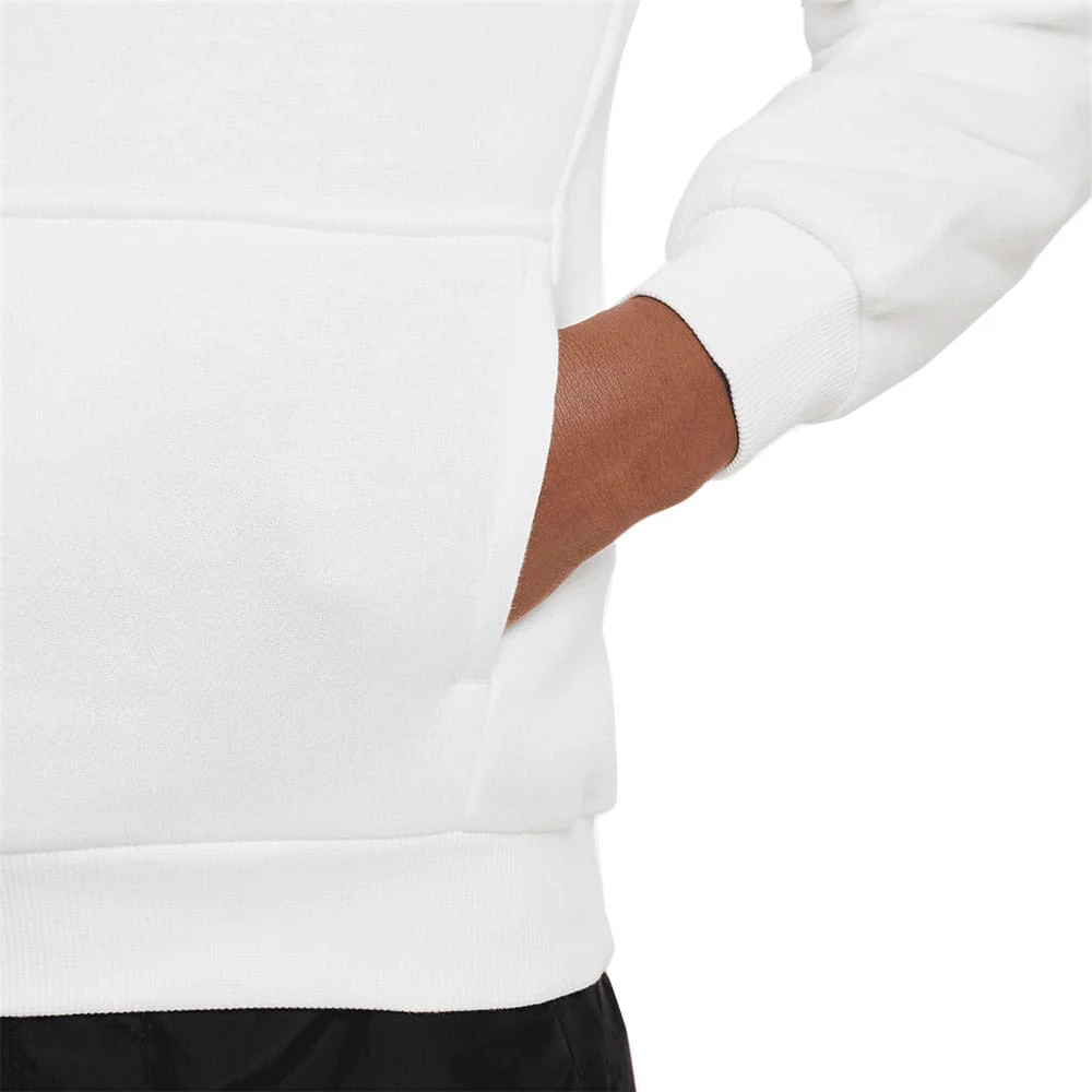 Nike Junior Sportswear Club Fleece Hoodie - White/Black - Image 5