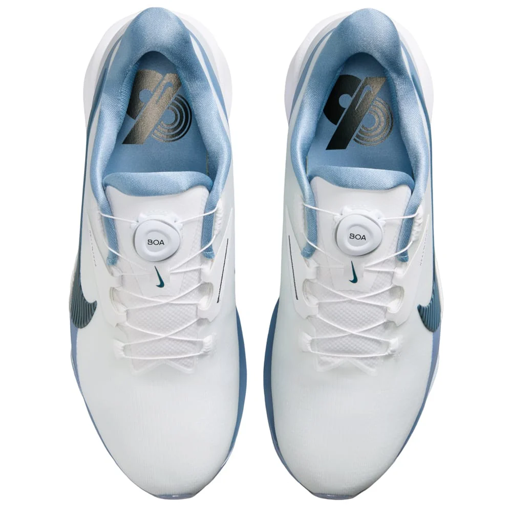 Nike Next% Tour 3 Waterproof Spiked Shoes - White/Thunder Blue/Work Blue - Image 6
