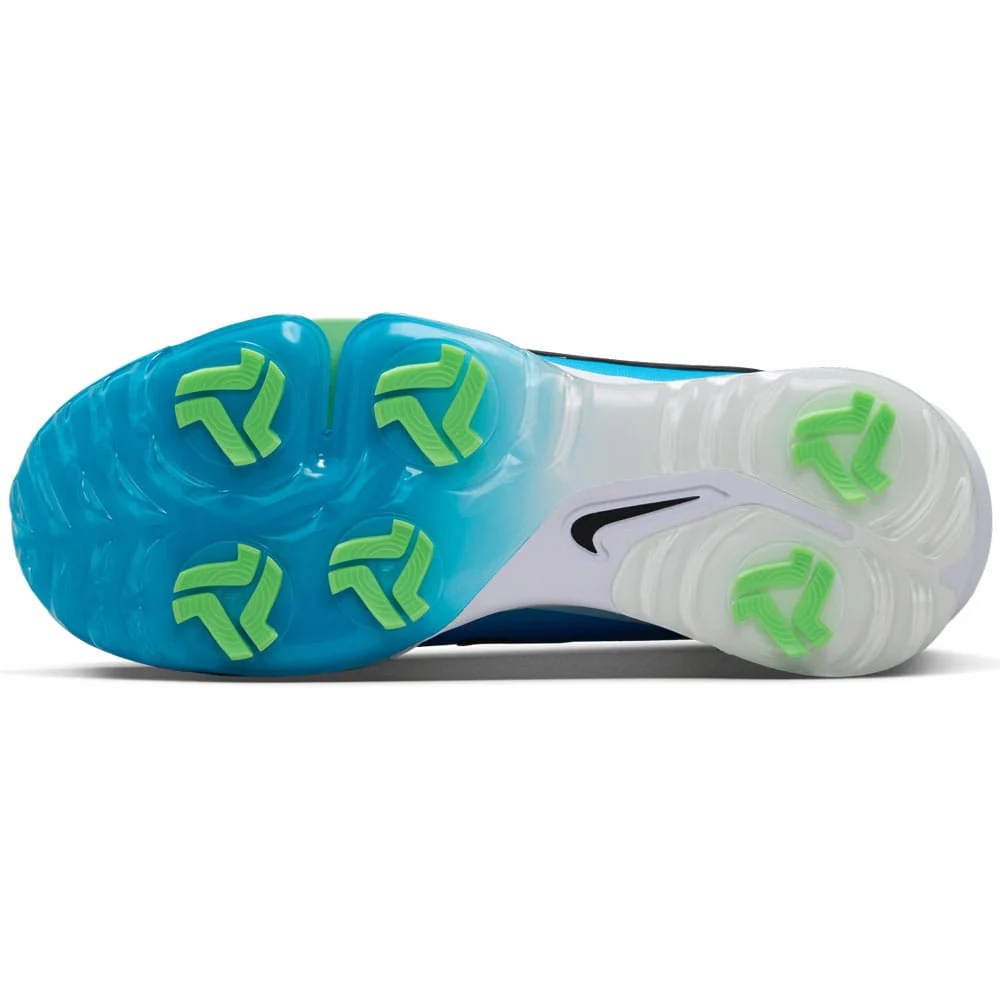Nike Next% Tour 3 Waterproof Spiked Shoes - White/Black/Summit White/Light Current Blue - Image 9