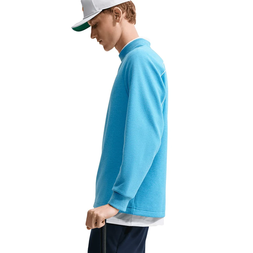 Nike Par Therma-Fit Crew Neck Pullover - Aurora Blue/White/Black - Image 3