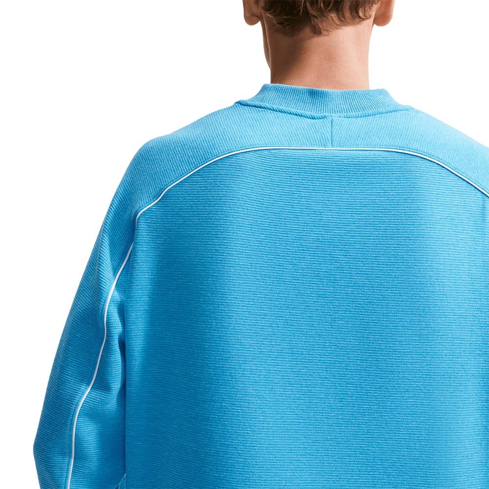 Nike Par Therma-Fit Crew Neck Pullover - Aurora Blue/White/Black - Image 4