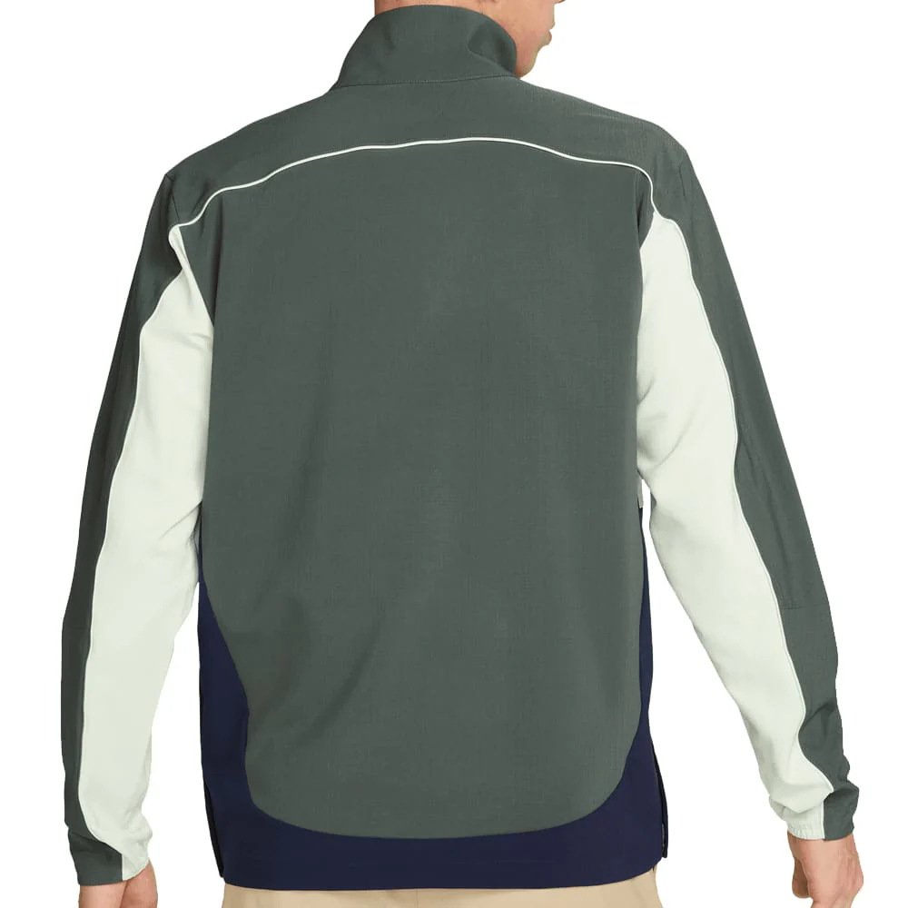 Nike Repel Golf Jacket - Camo Green/College Navy/Black - Image 2