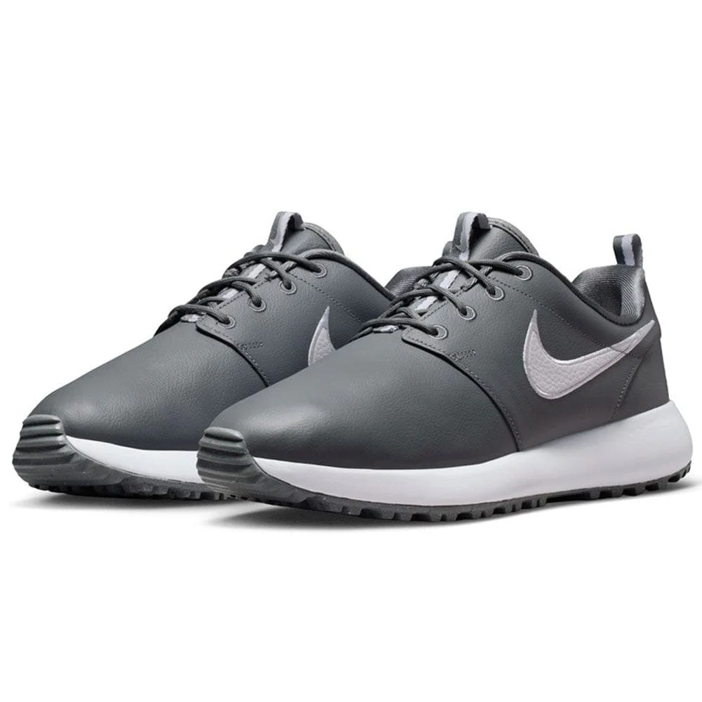 Nike Roshe Golf Premium Waterproof Spikeless Shoes - Cool Grey/White/Light Smoke Grey - Image 4