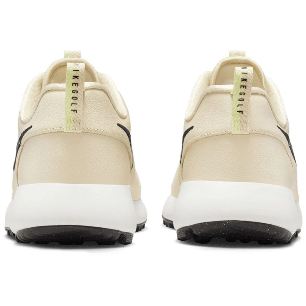Nike Roshe Golf Premium Waterproof Spikeless Shoes - Light Khaki/Black/Light Liquid Lime/Sail - Image 4