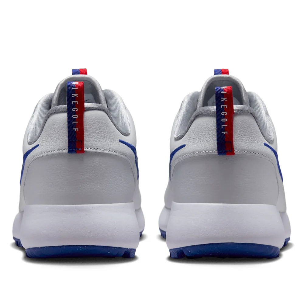 Nike Roshe Golf Premium Spikeless Shoes - Off White/Old Royal/White/Fire Red - Image 13