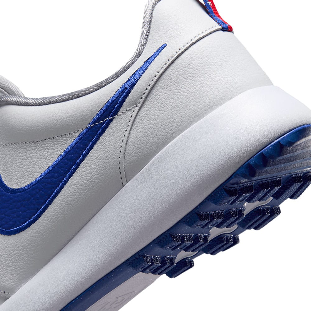 Nike Roshe Golf Premium Spikeless Shoes - Off White/Old Royal/White/Fire Red - Image 7