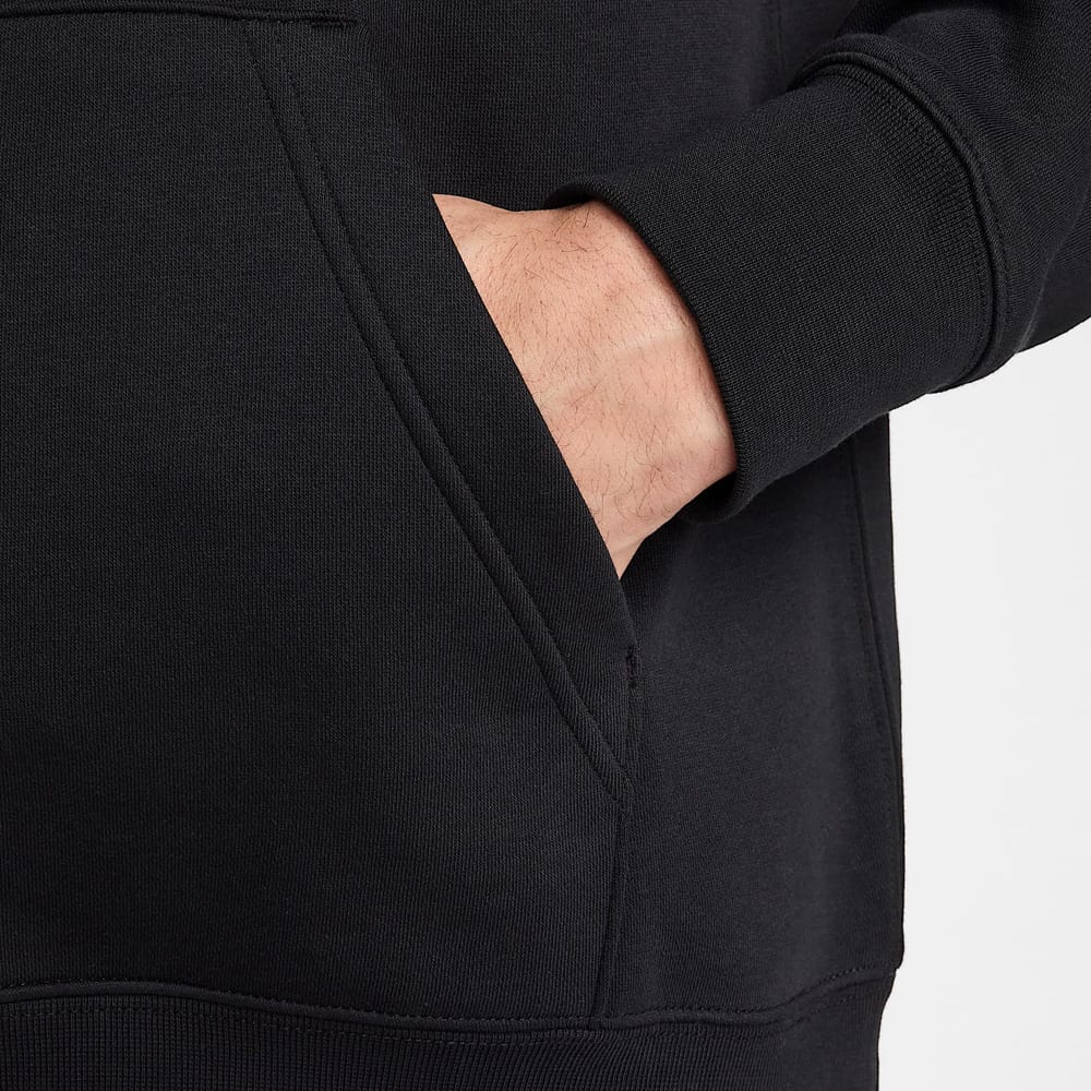 Nike Sportswear Club Fleece Hoodie - Black/White - Image 3