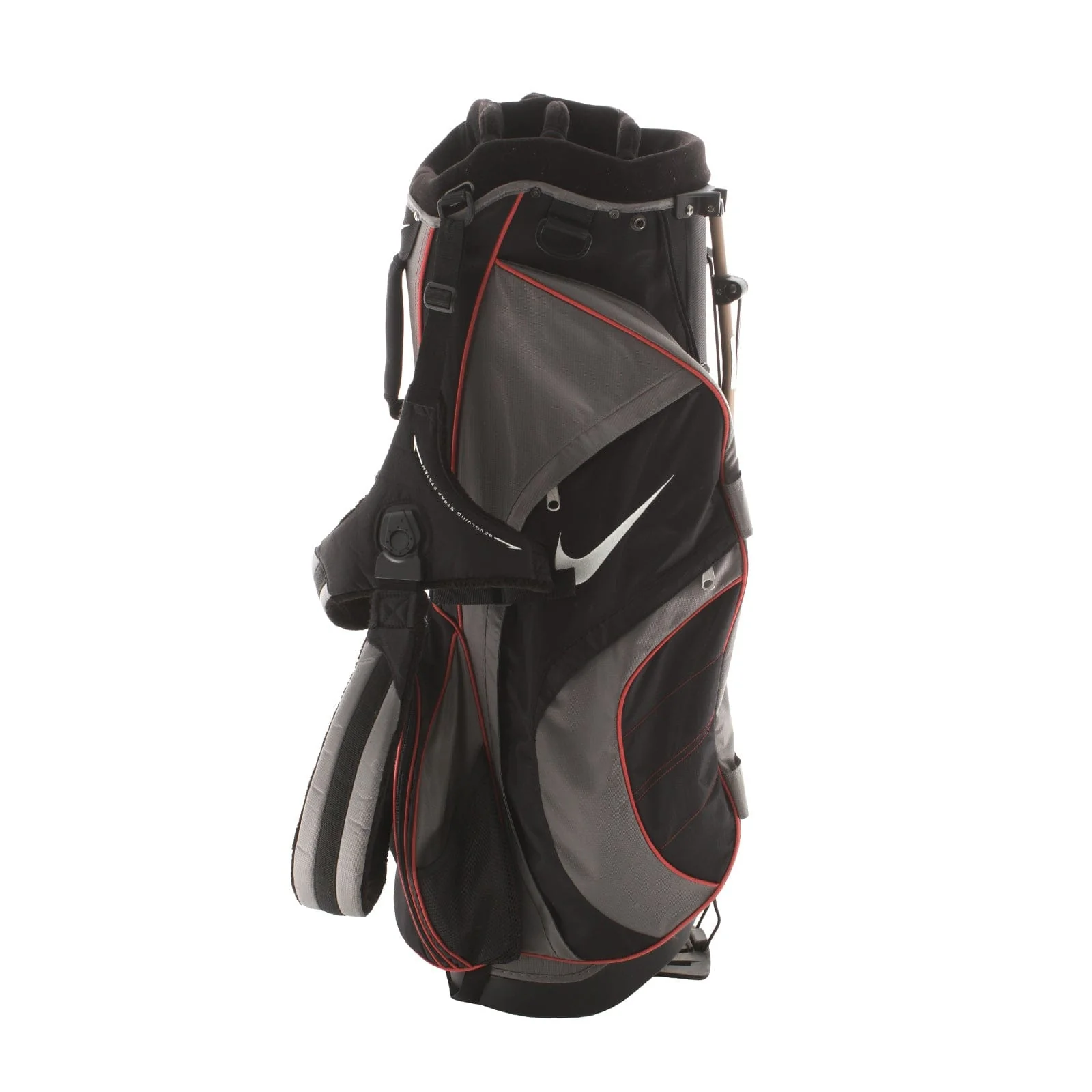 Nike Stand Bag - Grey/Black/Red - Image 2