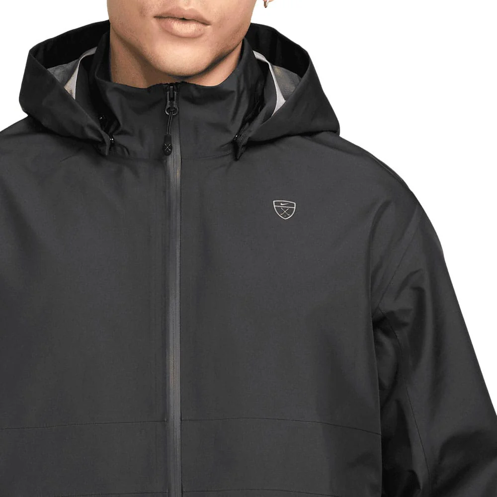 Nike Storm-Fit Adv Loose Golf Jacket - Black/Black/Black/White - Image 3