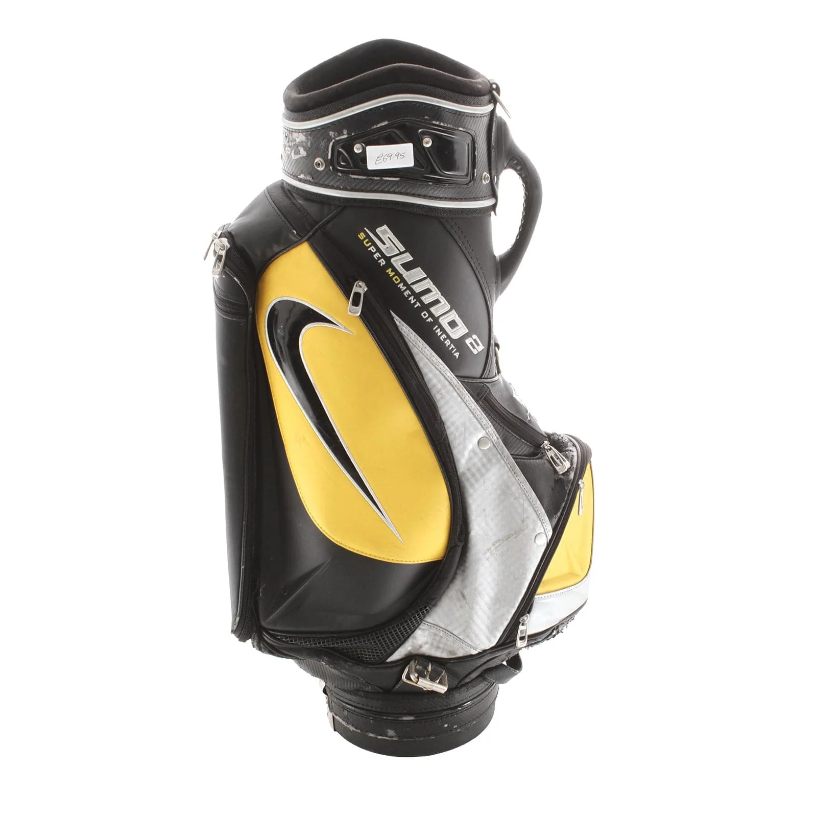 Nike Sumo SQ Cart Bag - Grey/Yellow/Black - Image 3