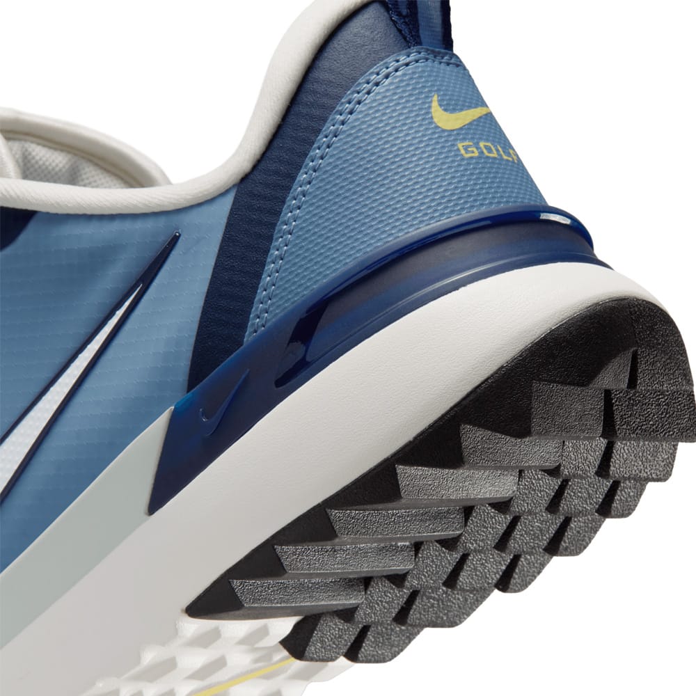 Nike Tempo G Waterproof Spikeless Shoes - Work Blue/Soft Yellow/Midnight Navy - Image 5