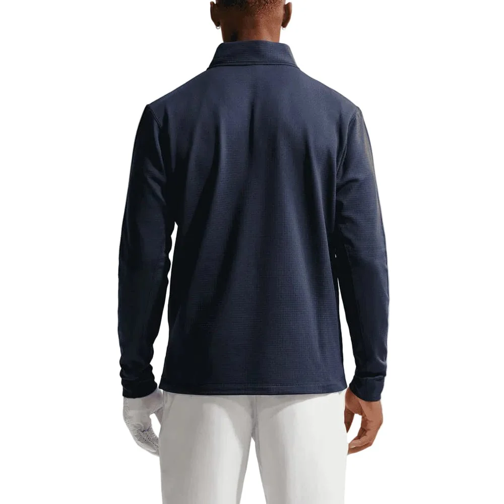 Nike Therma-Fit Velocity 1/2 Zip Pullover - College Navy/White - Image 2