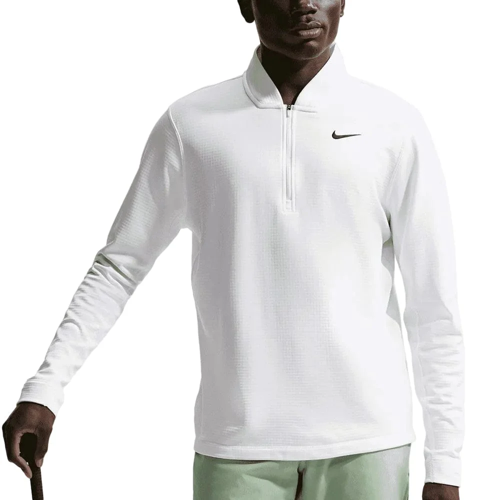 Nike Velocity Therma-Fit 1/2 Zip Pullover - White/Black