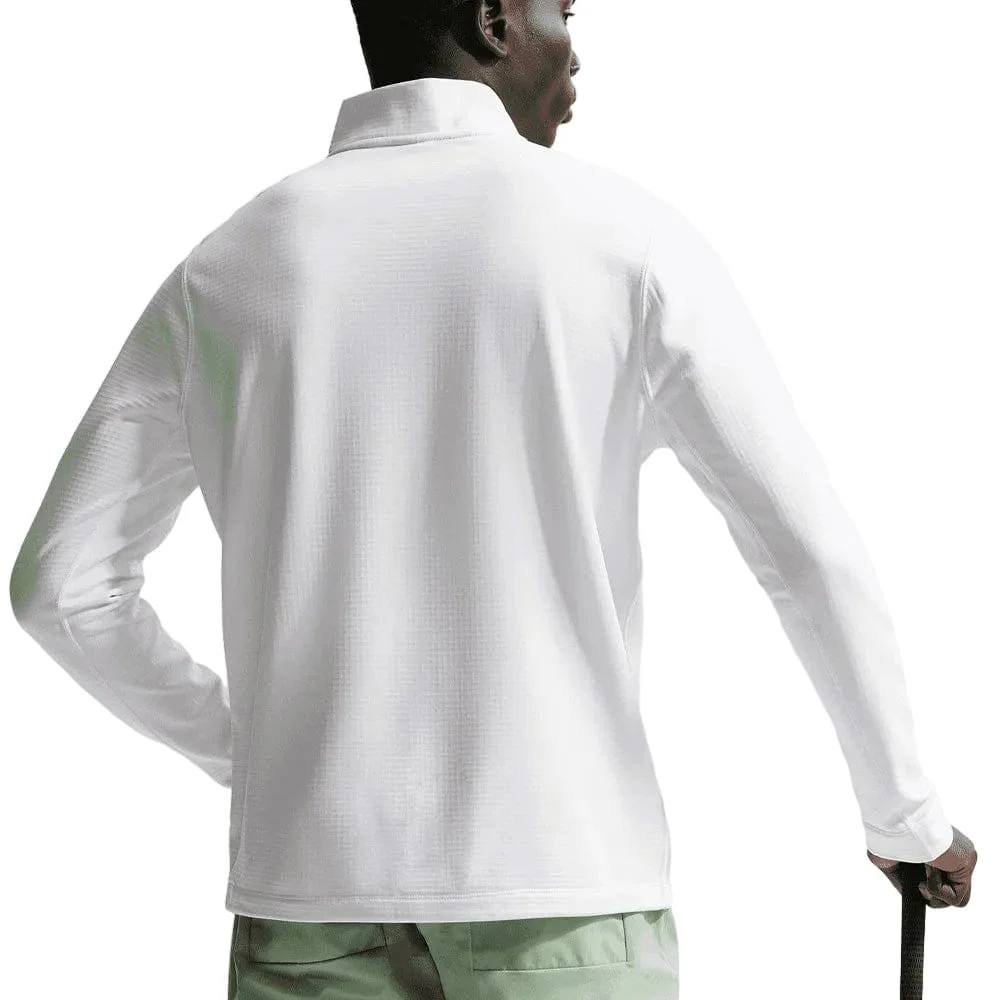 Nike Velocity Therma-Fit 1/2 Zip Pullover - White/Black - Image 2