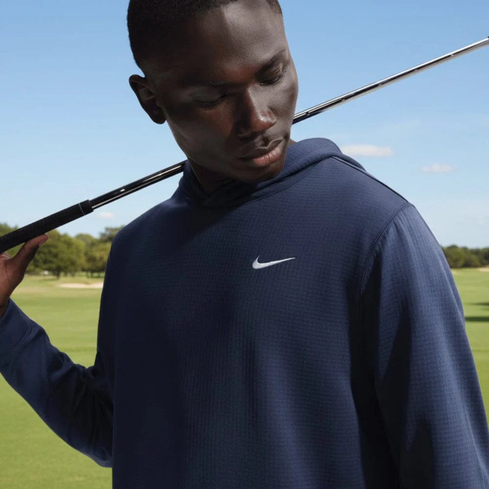 Nike Velocity Therma-Fit Hoodie - College Navy/White - Image 5