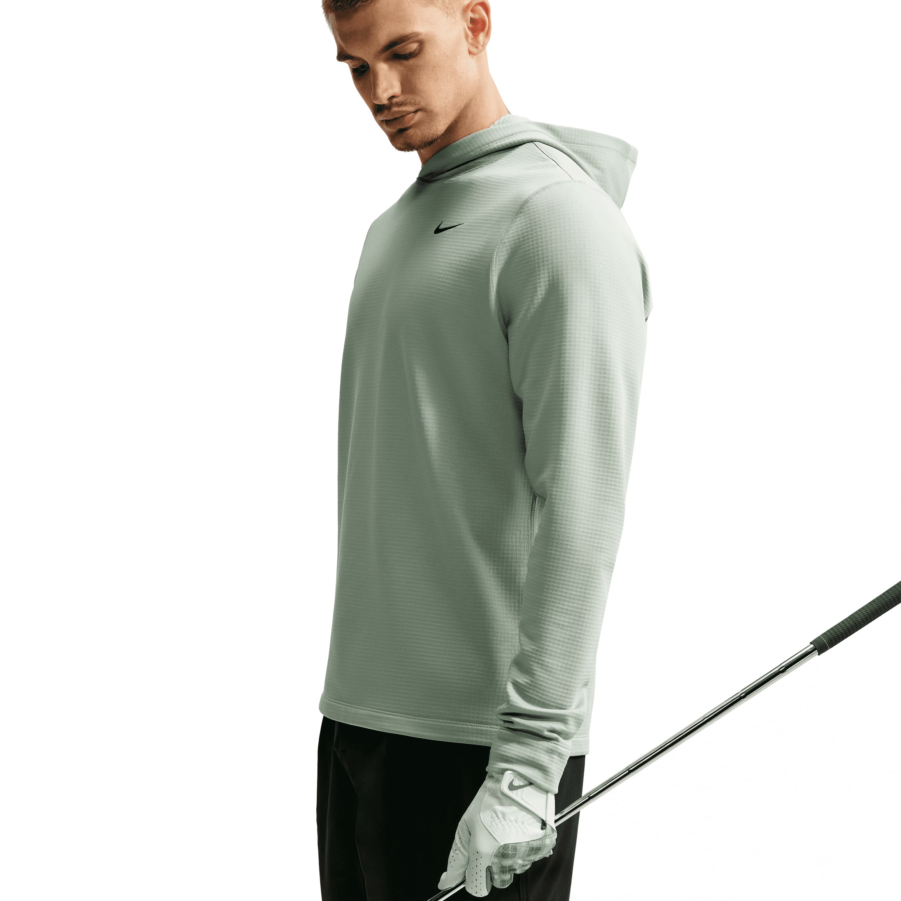 Nike Velocity Therma-Fit Hoodie - Jade Horizon/Black - Image 2