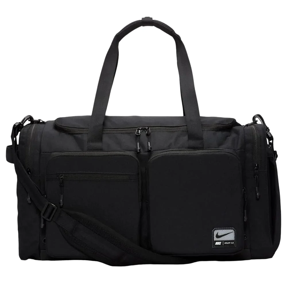 Nike Utility Power Duffel Bag - Black/Black/White
