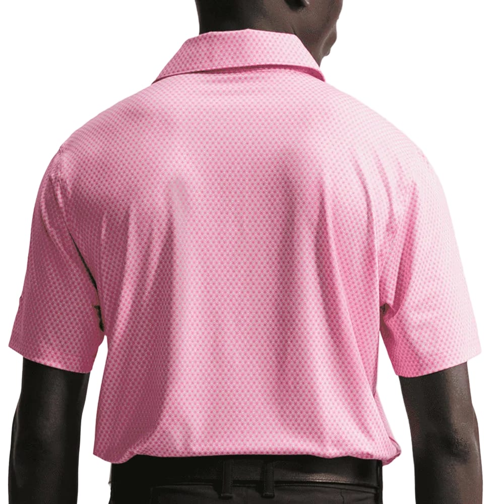 Nike Dri-Fit Velocity Floral Print Polo Shirt - Pink Foam/Peony/Black - Image 2