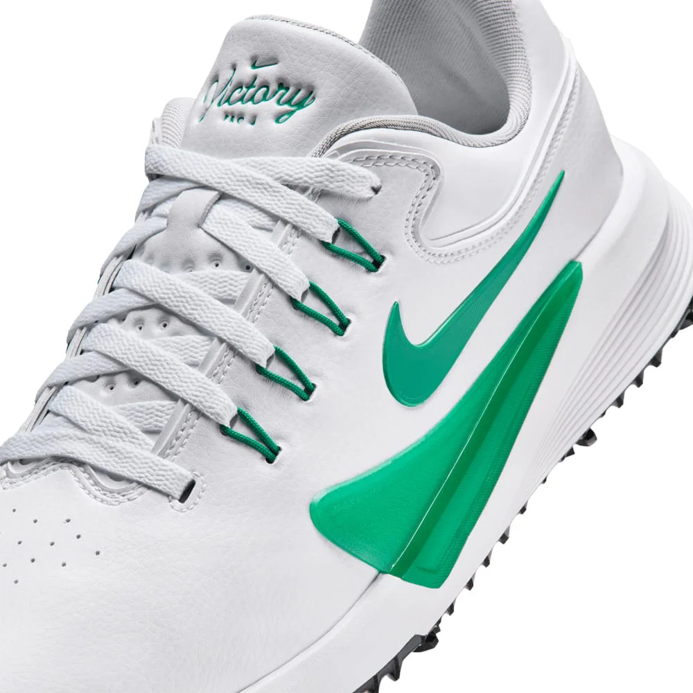Nike Victory Pro 4 Spiked Waterproof Shoes - White/Malachite/Black - Image 5