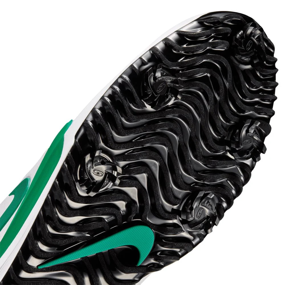 Nike Victory Pro 4 Spiked Waterproof Shoes - White/Malachite/Black - Image 7