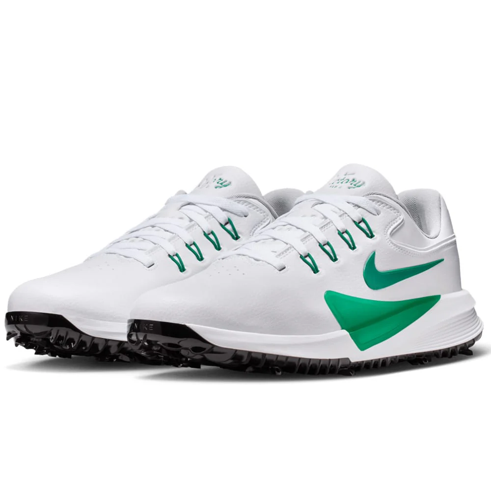 Nike Victory Pro 4 Spiked Waterproof Shoes - White/Malachite/Black - Image 9