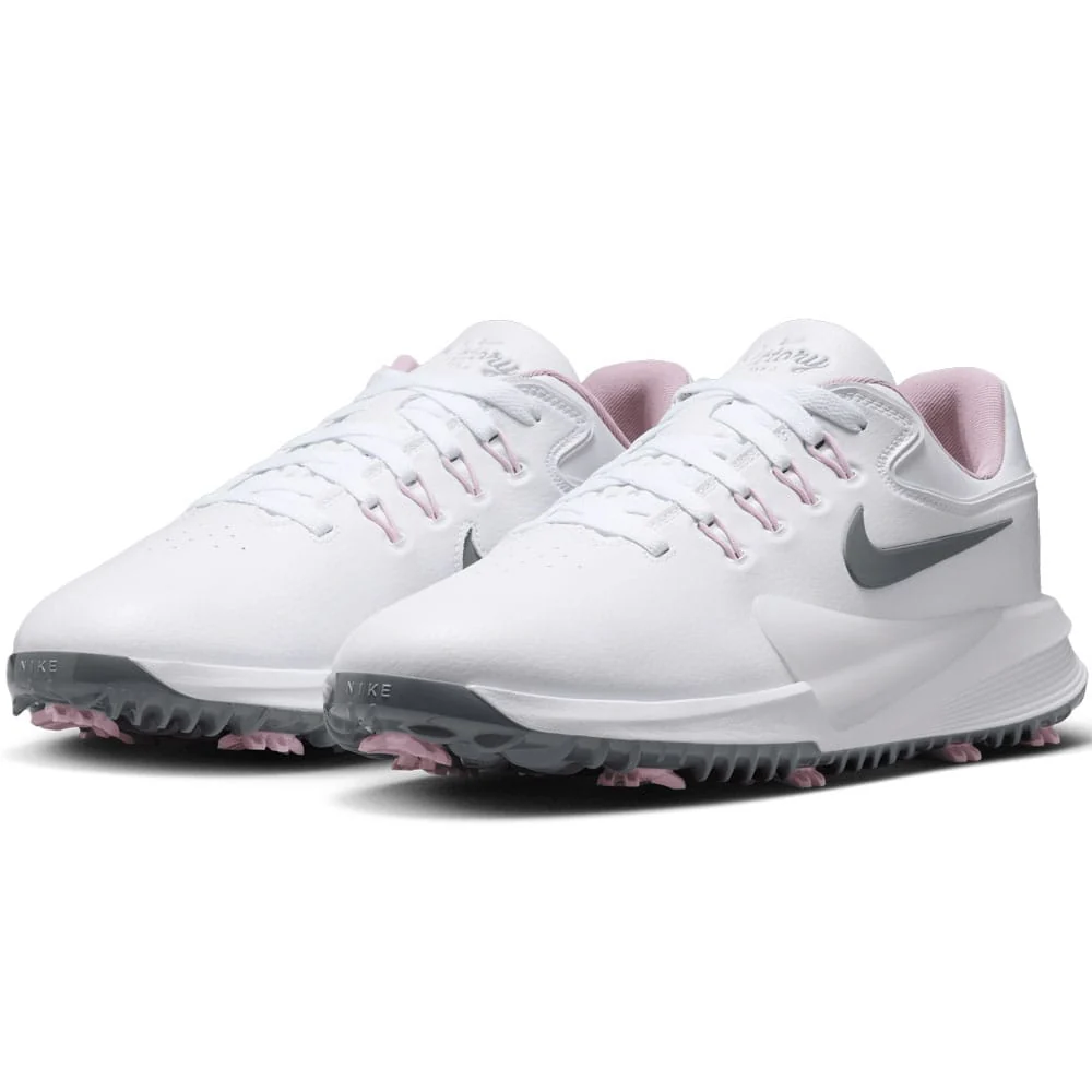 Nike Victory Pro 4 Spiked Waterproof Shoes - White/Pencil Point/Bleached Lilac/Black - Image 2