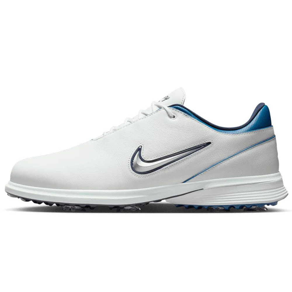 Nike Victory Tour 4 Spiked Shoes - Summit White/Metallic Silver/Court Blue - Image 3