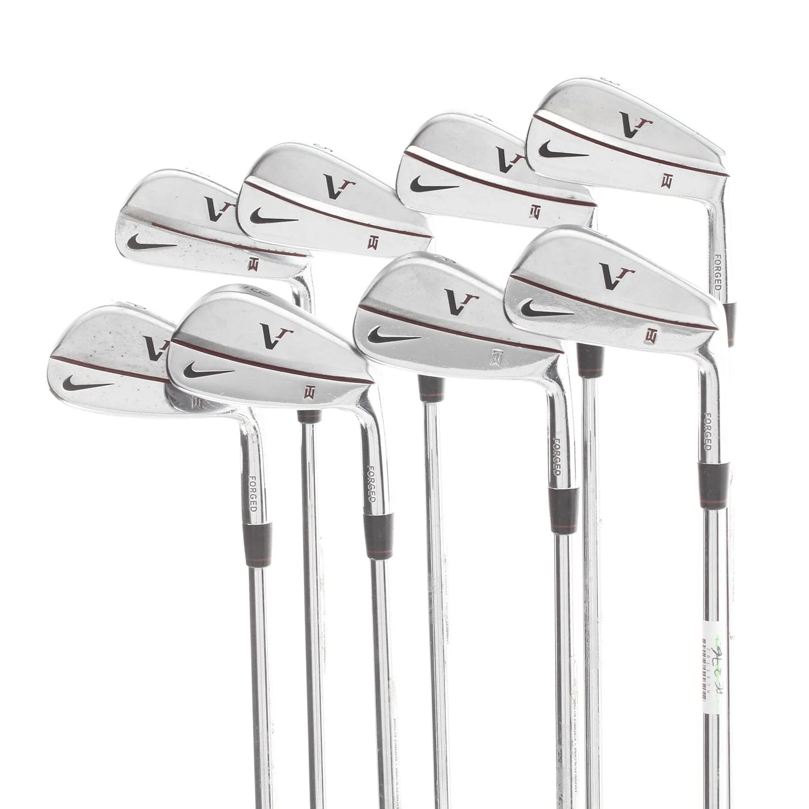 Nike VR Forged TW Blade Steel Mens Right Hand Irons 3-PW Stiff - Dynamic Gold S300