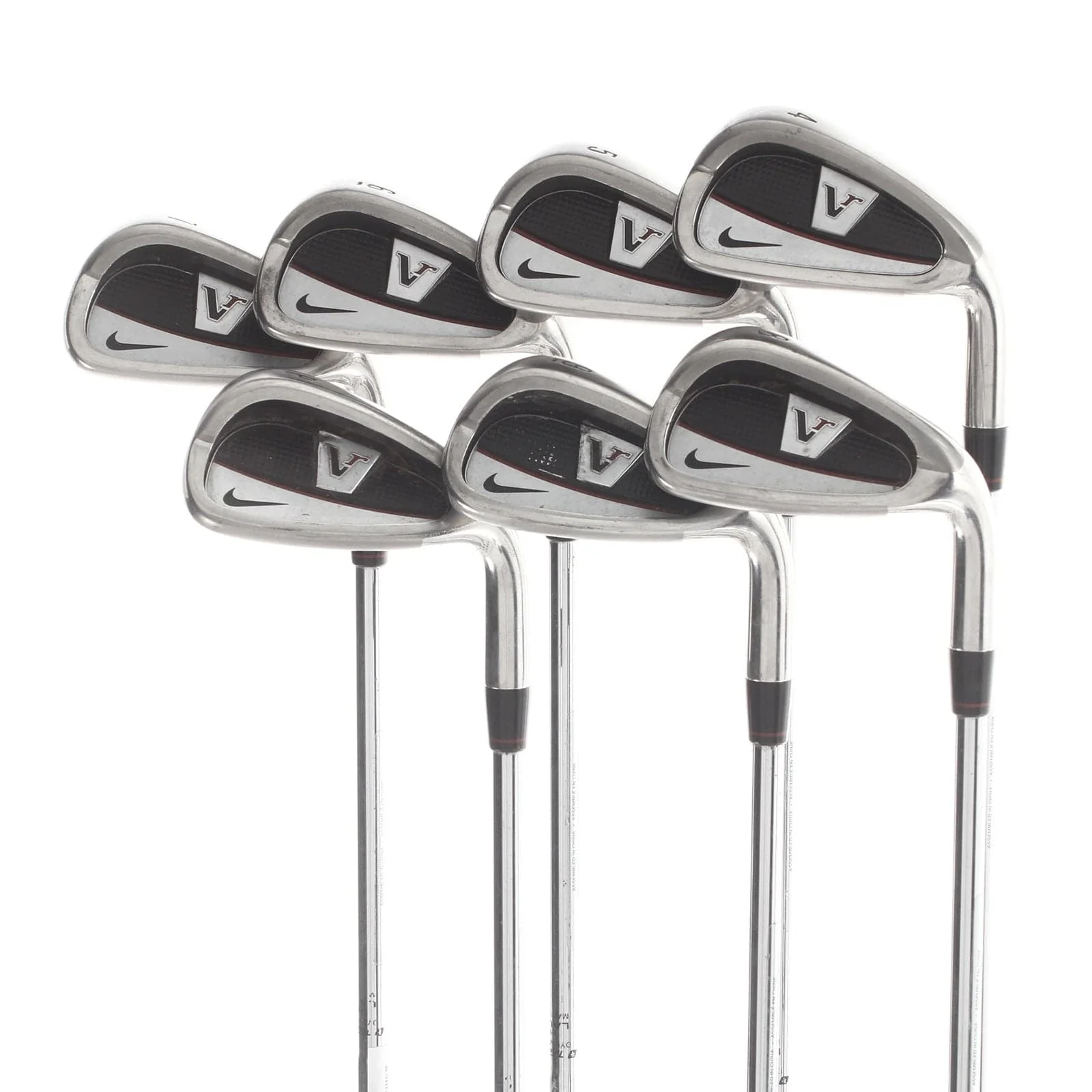 Nike Vr Full Cavity Steel Mens Right Hand Irons 4-PW Stiff - Dynamic Gold