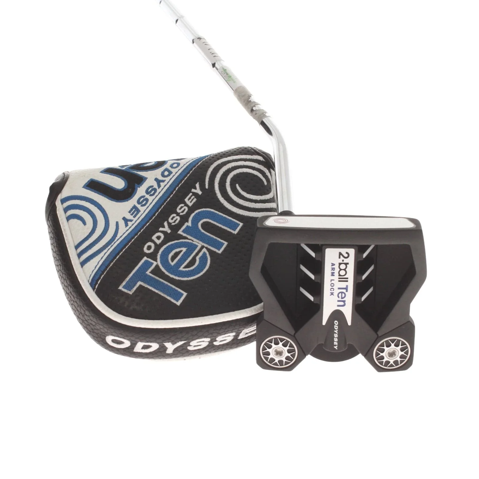 Odyssey 2-Ball Ten Arm Lock Mens Left Hand Putter 40" Mallet - Odyssey Arm Lock