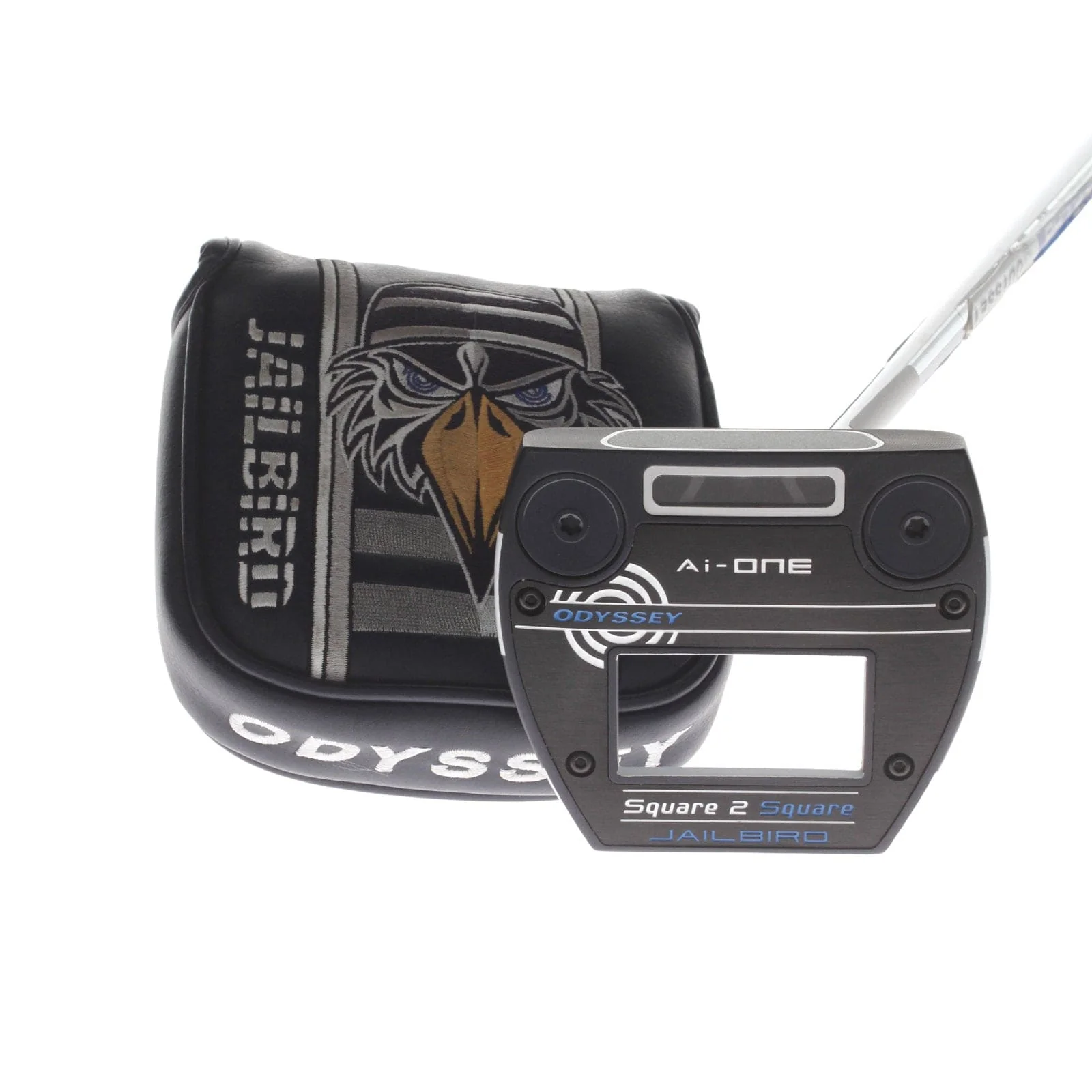 Odyssey Ai ONE Square 2 Square Jailbird Mens Right Hand Putter 34" Mallet - Odyssey