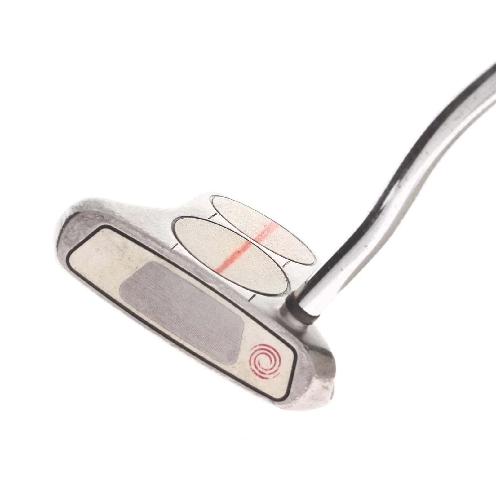 Odyssey White Steel 2-Ball Mens Right Hand Putter 34" Mallet - Super Stroke Mid Slim 2.0 - Image 3