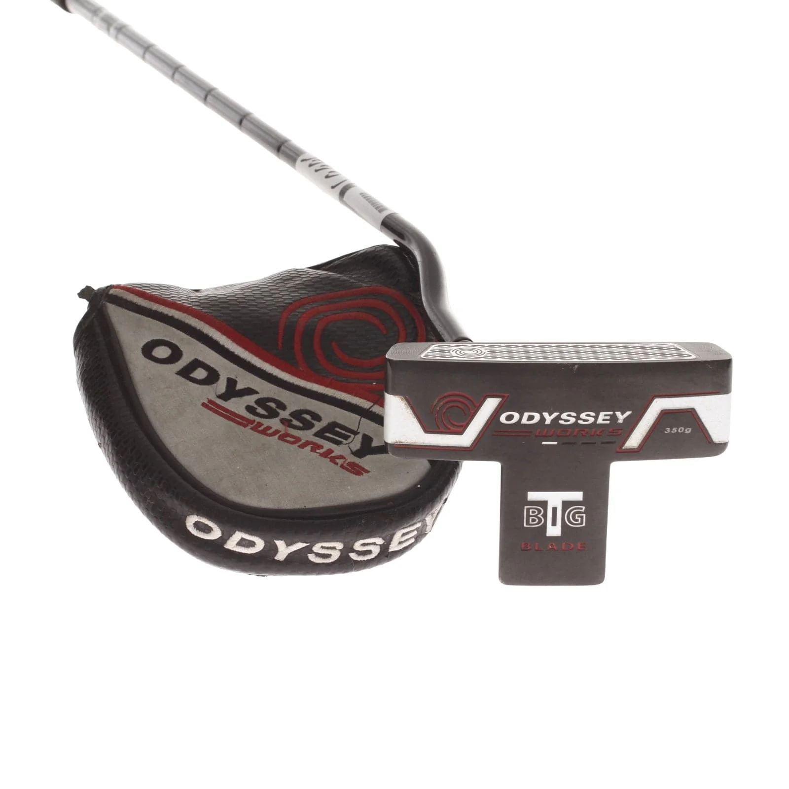 Odyssey Works Big T Blade Mens Left Hand Putter 35" Mallet - Odyssey