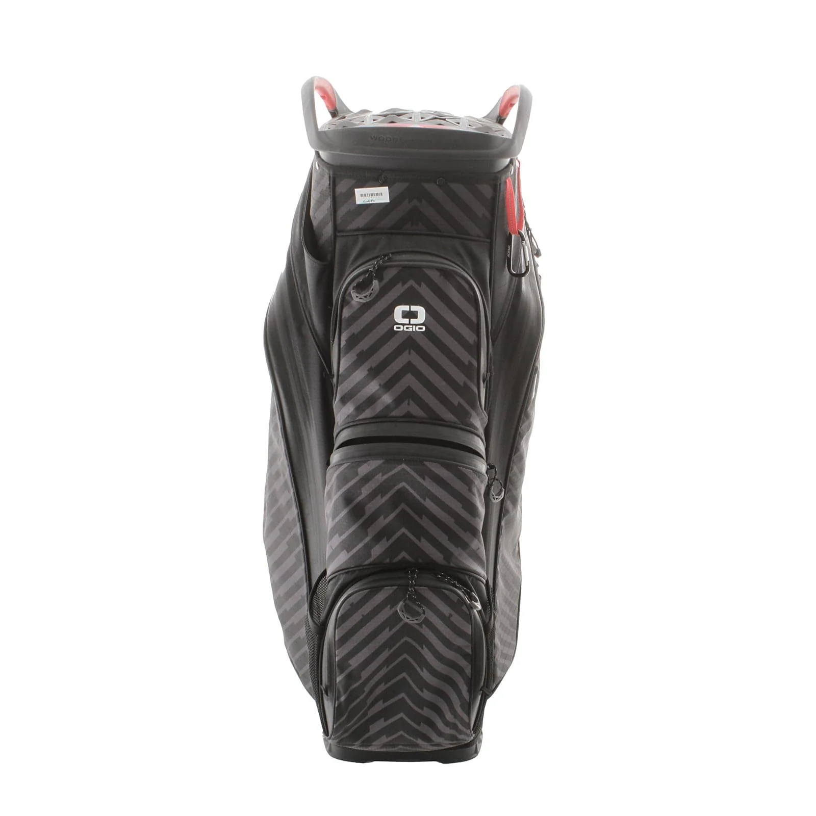 Ogio Cart Bag - Black/Grey/Red - Image 4