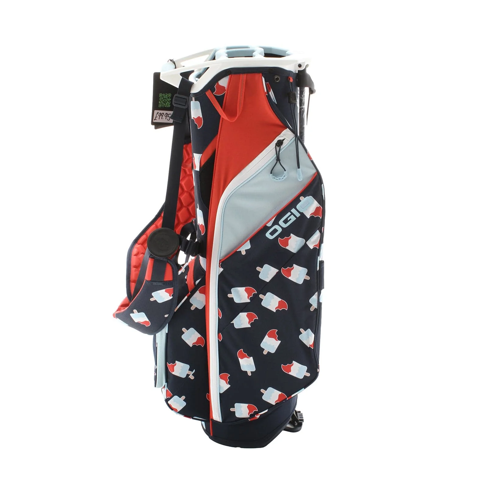 Ogio Fuse Stand Bag - Blue/Red/White - Image 2