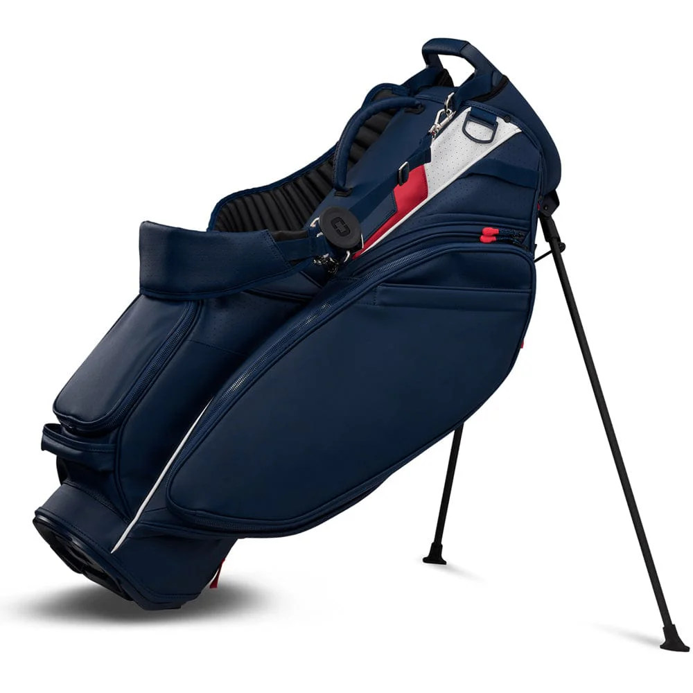 Ogio Shadow Stand Bag - Blue/White/Red - Image 7