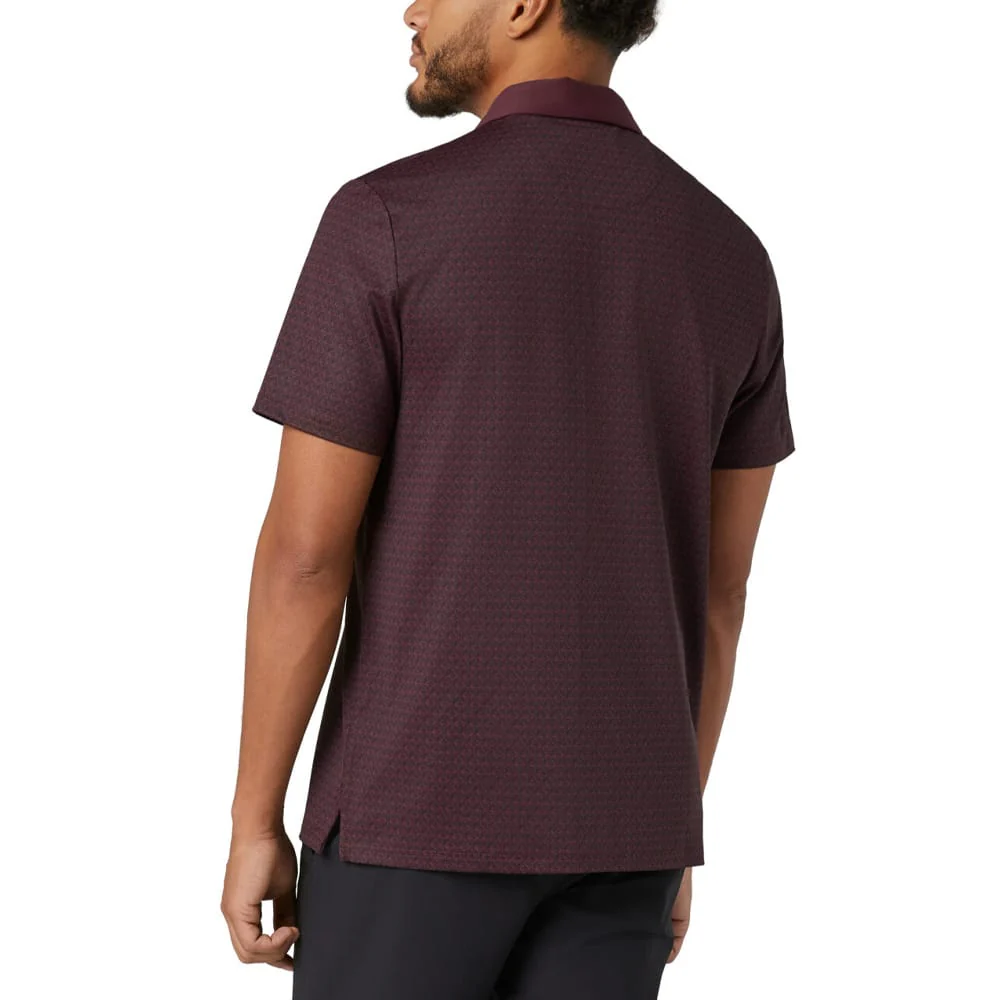 Original Penguin Pete's Tee Time Polo Shirt - Mauve Wine - Image 4