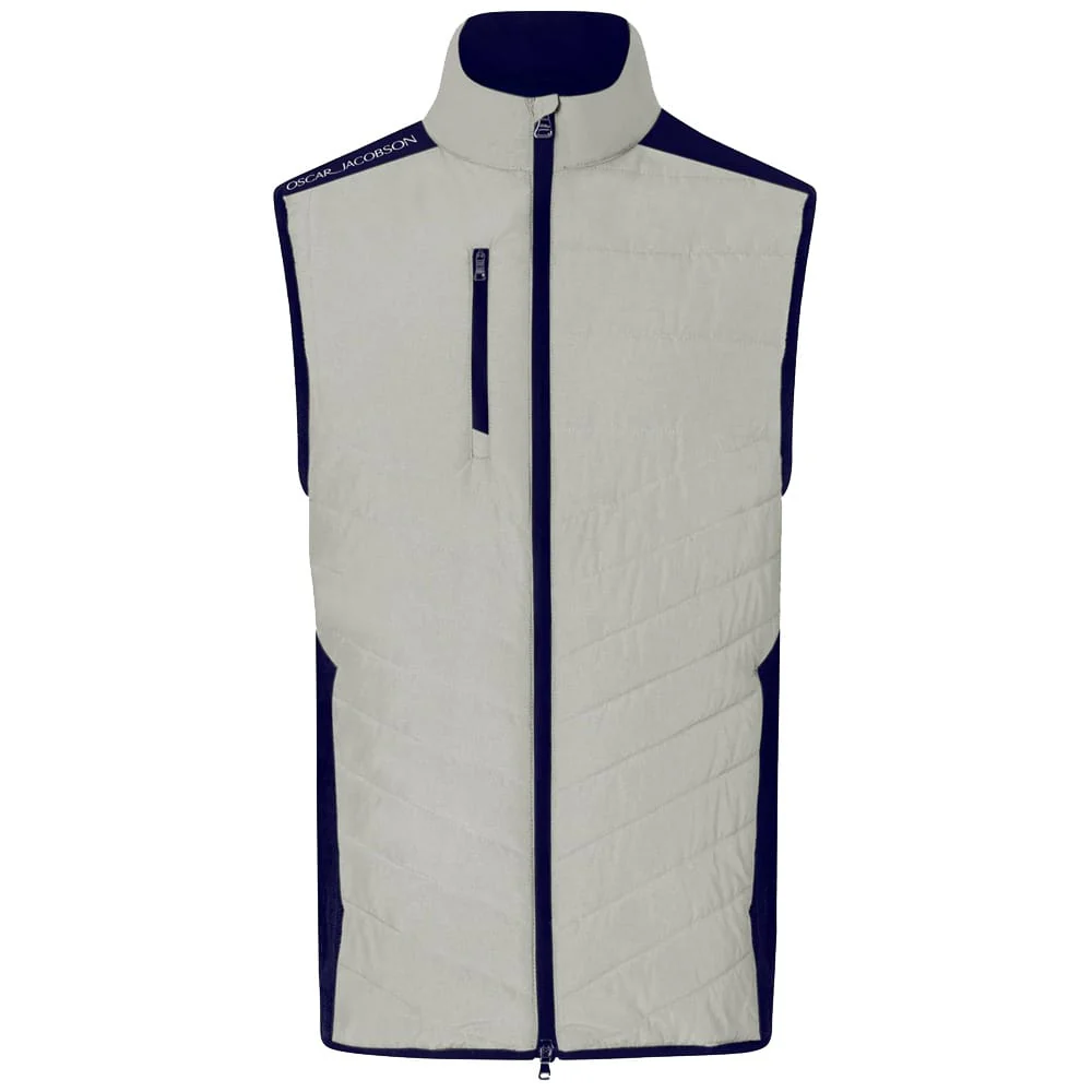Oscar Jacobson Baynes Padded Gilet - Aluminium