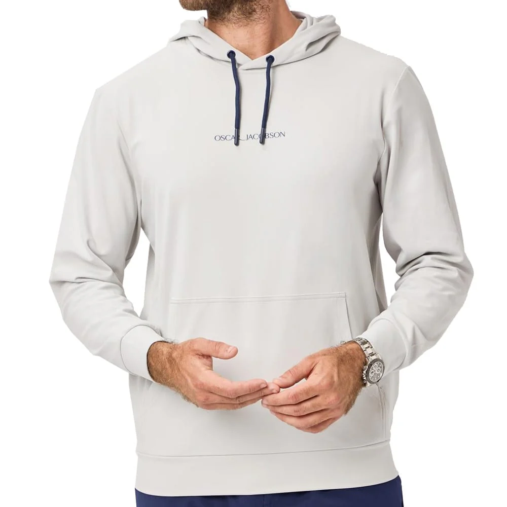 Oscar Jacobson Denbigh Hoodie - Aluminium - Image 3