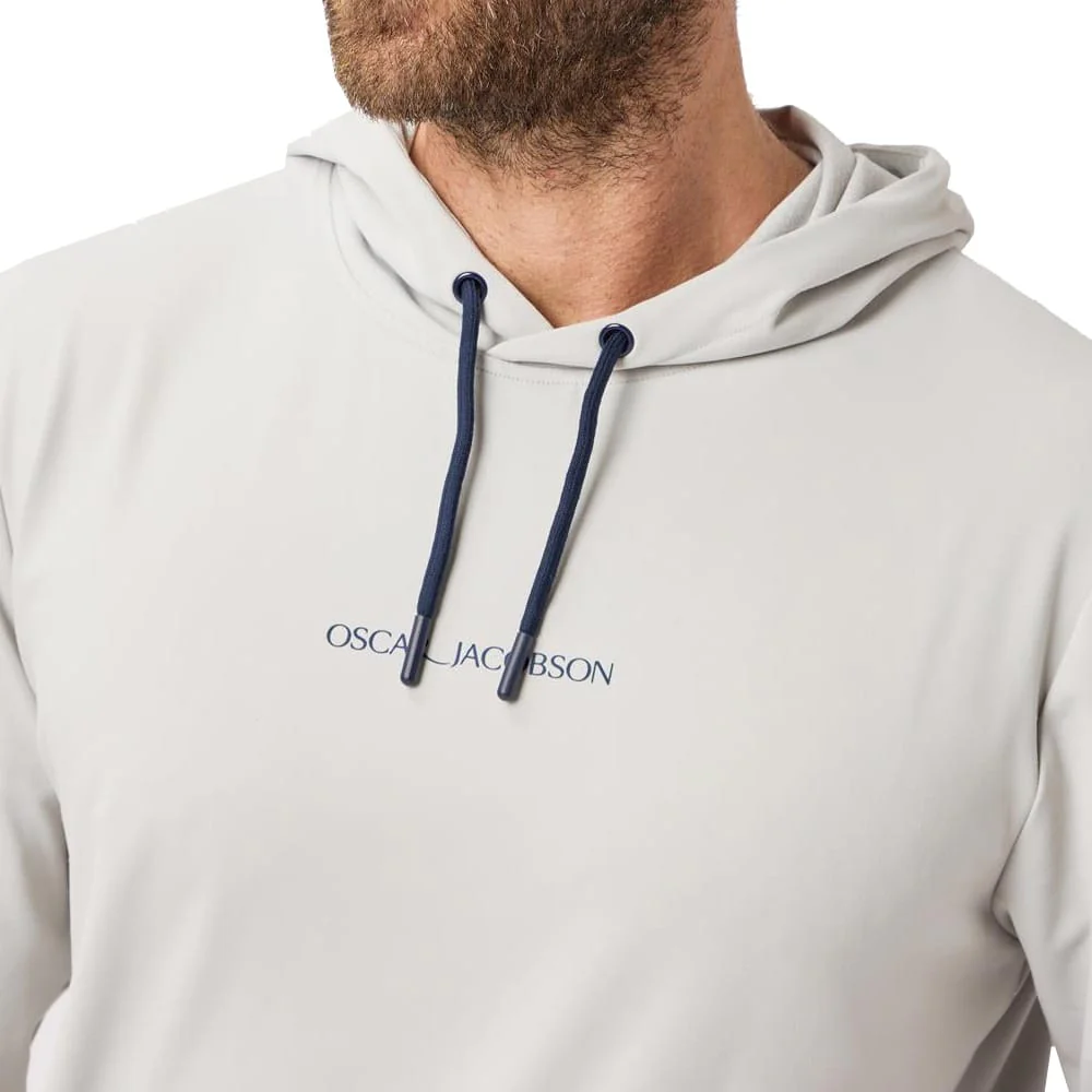 Oscar Jacobson Denbigh Hoodie - Aluminium - Image 4