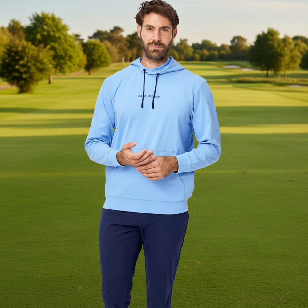 Oscar Jacobson Denbigh Hoodie - Dodger Blue - Image 4