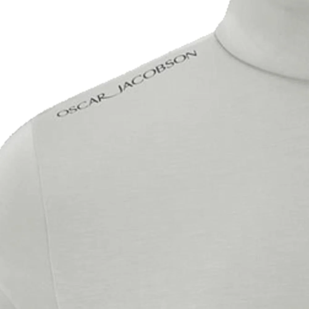 Oscar Jacobson Drew 1/4 Zip Pullover - Aluminium - Image 4