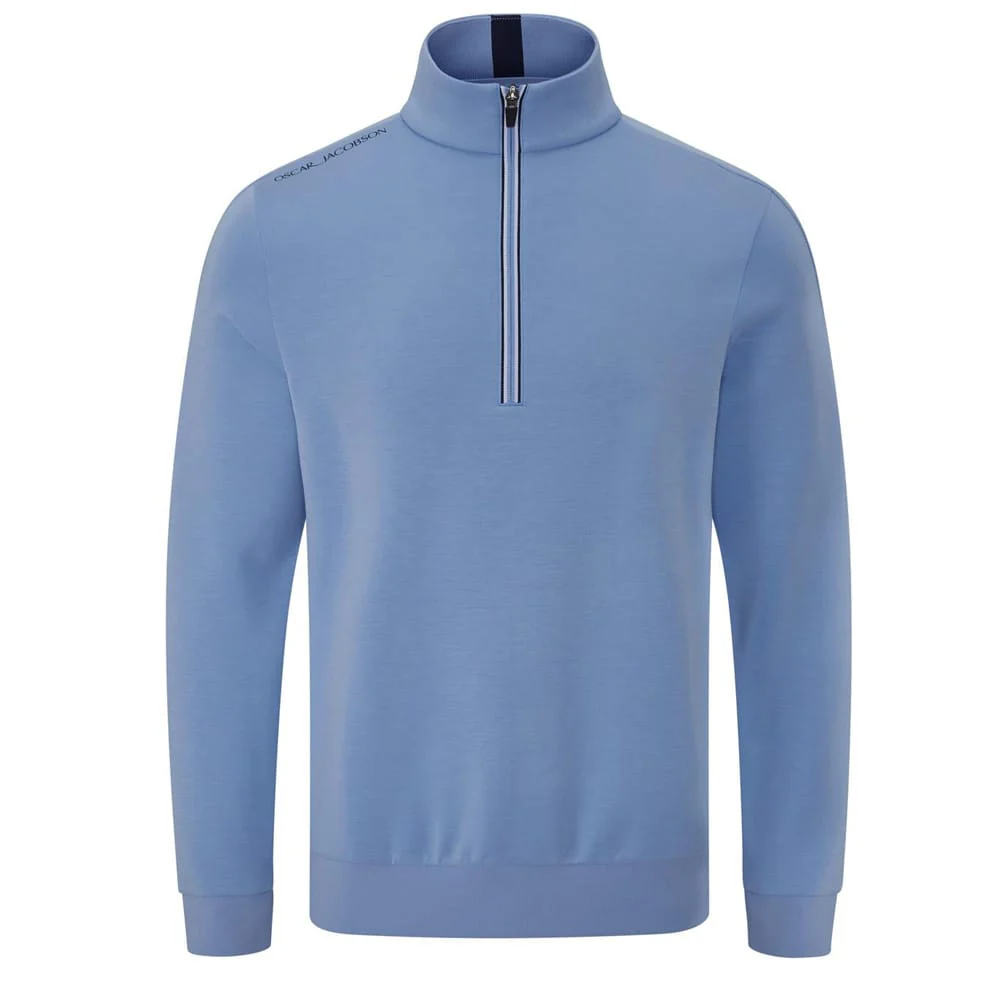 Oscar Jacobson Drew 1/4 Zip Pullover - Dodger Blue