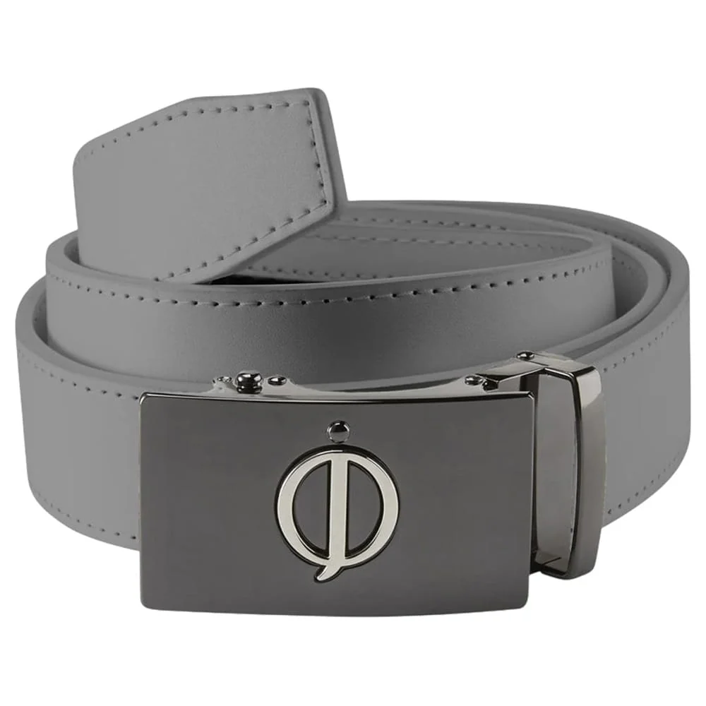 Oscar Jacobson Leather Belt - Pewter