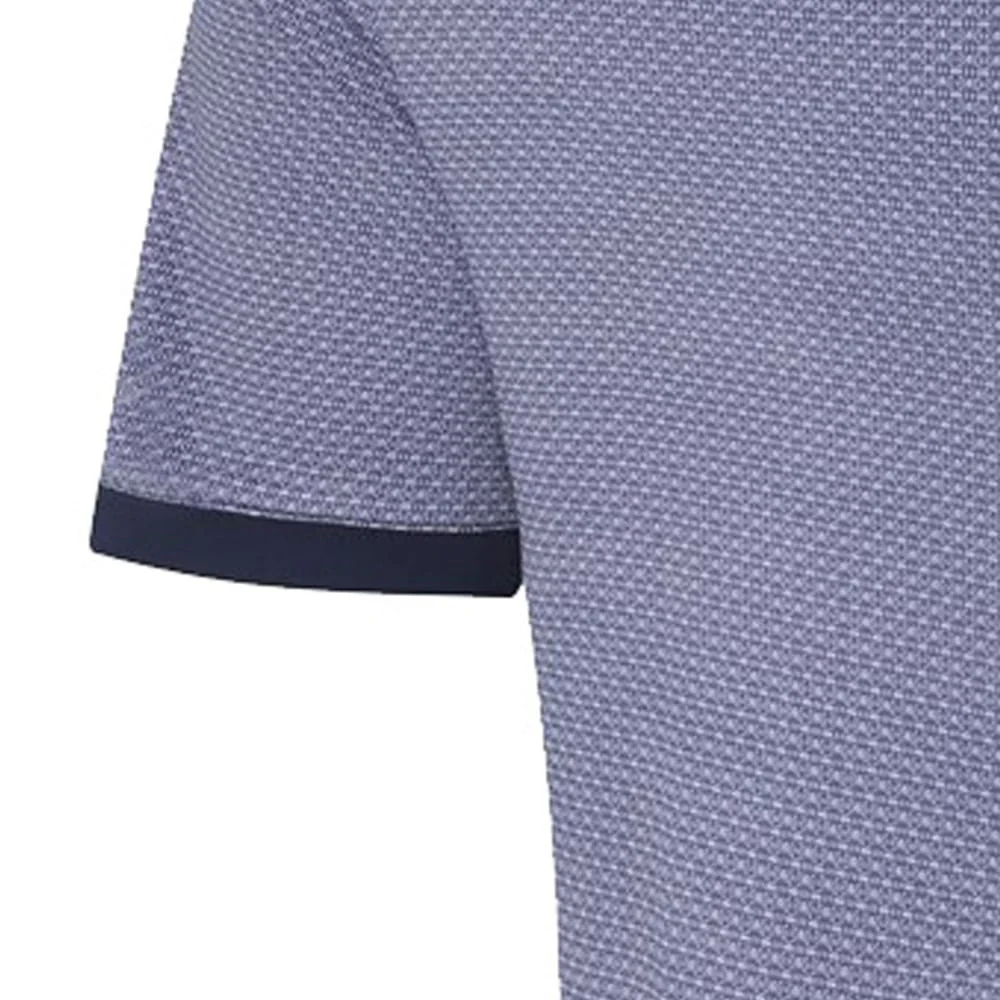 Oscar Jacobson Regent Polo Shirt - Lavender - Image 3