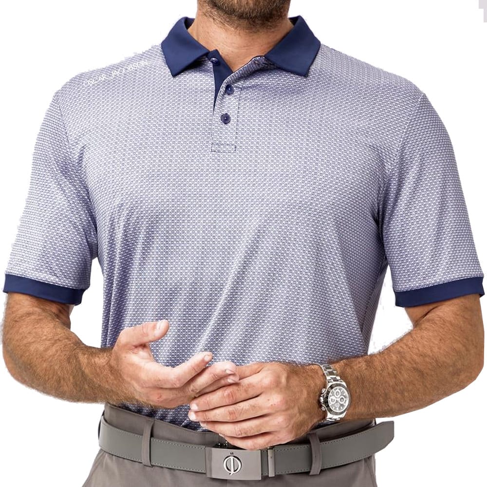 Oscar Jacobson Regent Polo Shirt - Navy - Image 3